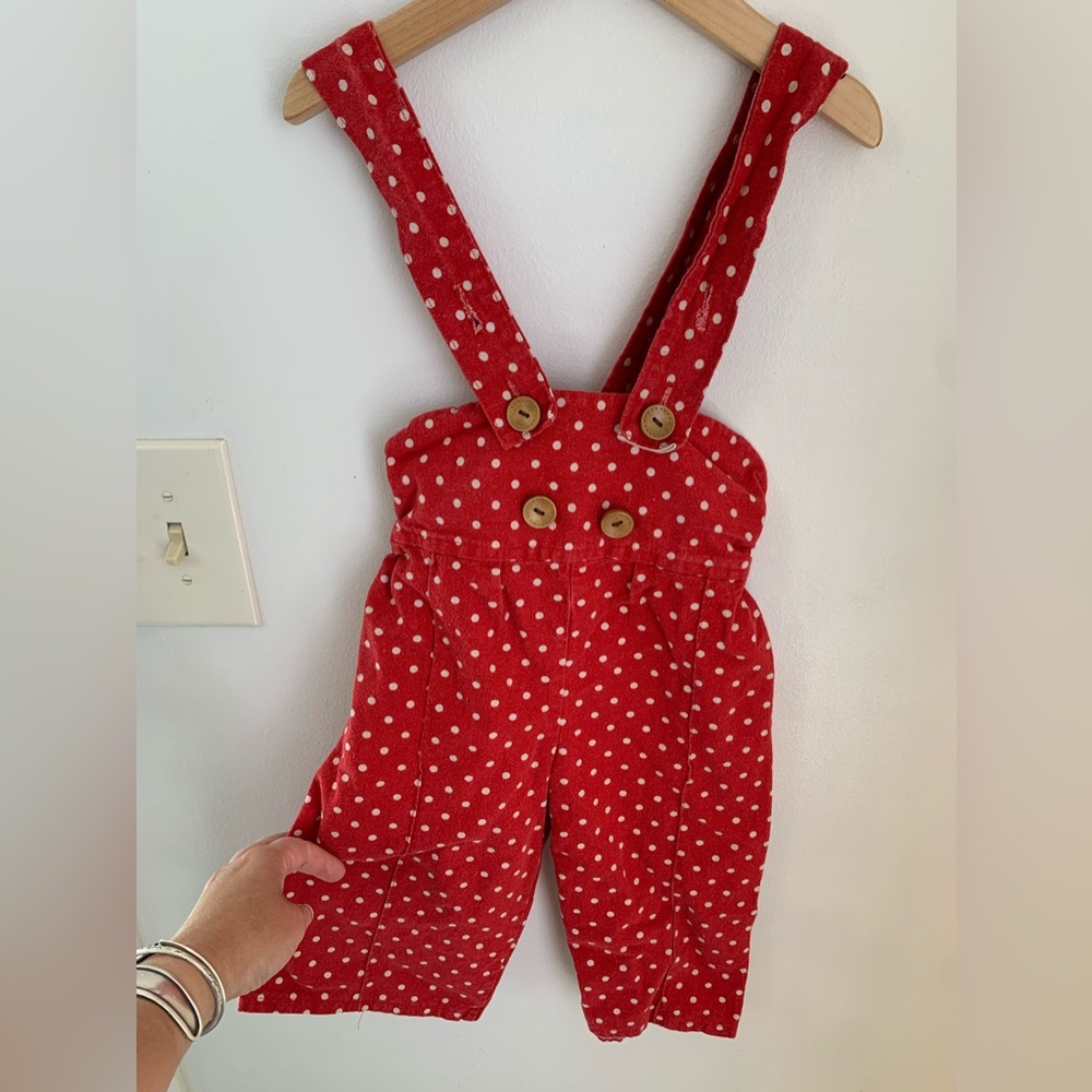 Vintage style overalls by brand Vivi’s Jewels size 3T